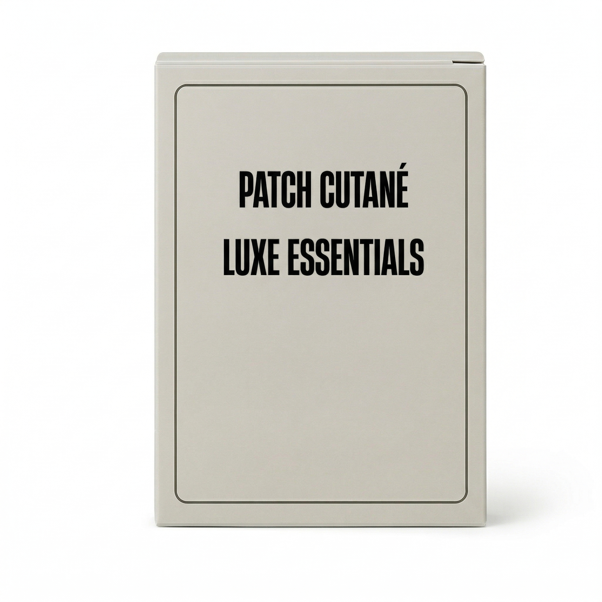 Boîte de Patch cutané Luxe Essentials pour une peau éclatante et hydratée.