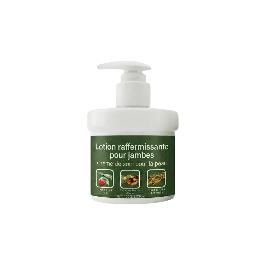 Lotion raffermissante pour jambes