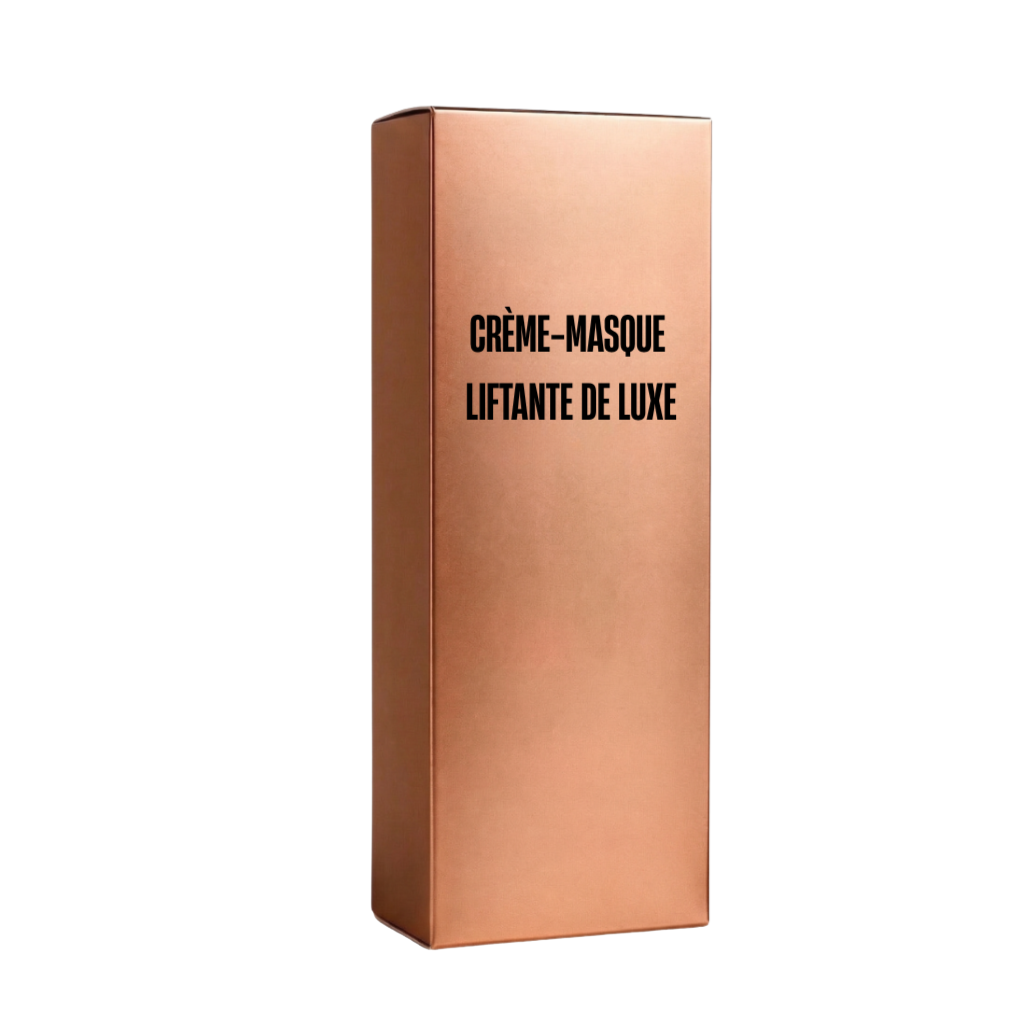 Boîte de Crème-masque liftante haut de gamme avec finition luxe