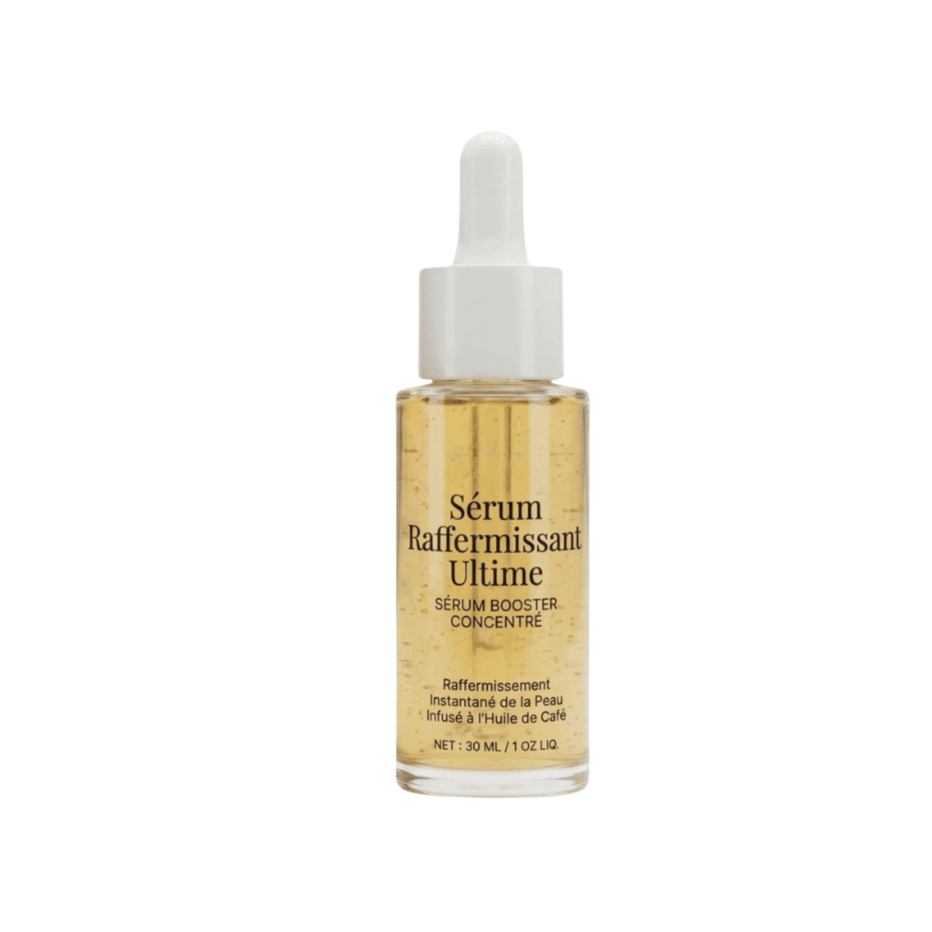 Sérum Raffermissant Ultime, sérum de beauté raffiné pour peau lisse et éclatante.
