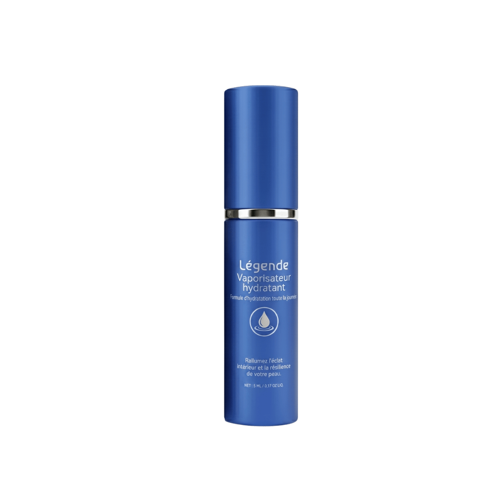 Légende Vaporisateur hydratant, vaporisateur hydratant pour soins de la peau, apporte hydratation quotidienne.