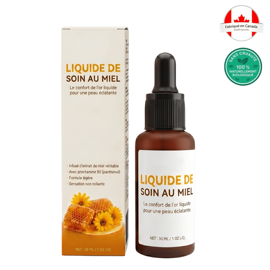 Liquide de soin au miel de qualité supérieure