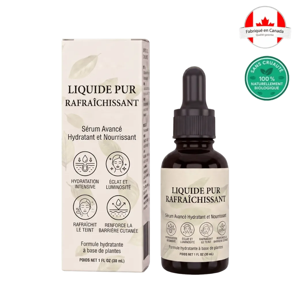 Liquide pur et rafraîchissant