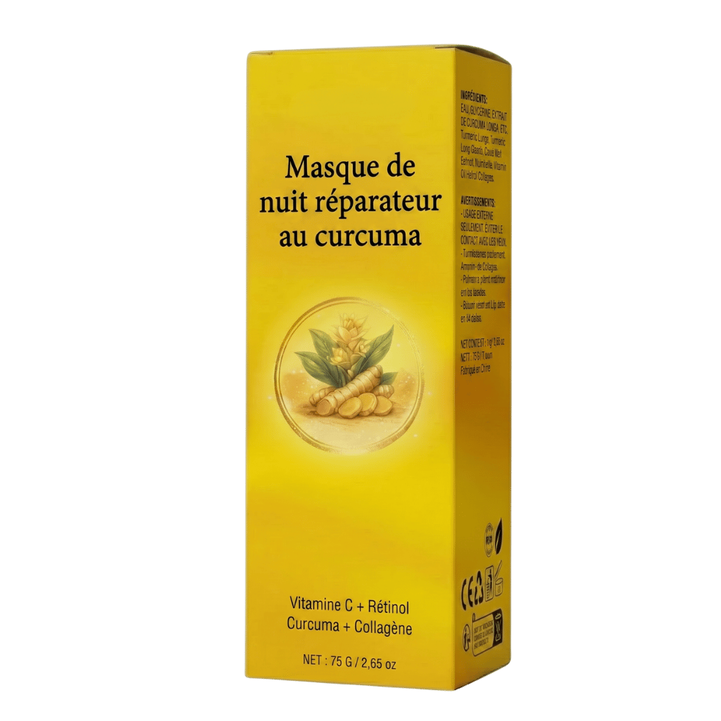 Crème-masque visage au curcuma Premium