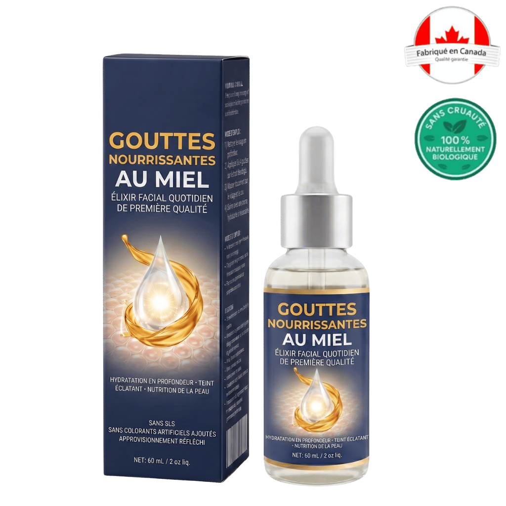 Gouttes nourrissante au miel de première qualité