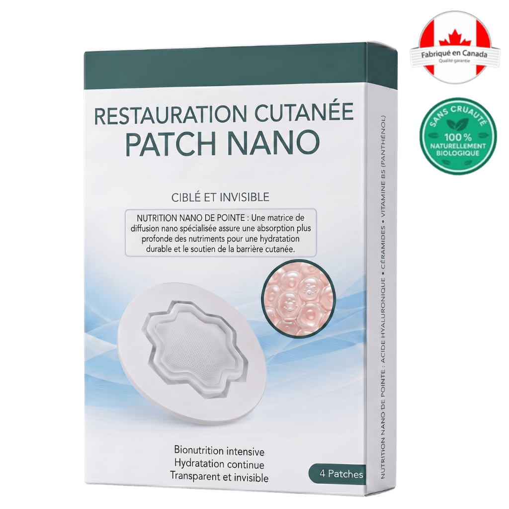 Patch nano de restauration cutanée pour une hydratation intensive et un soin de la peau amélioré.