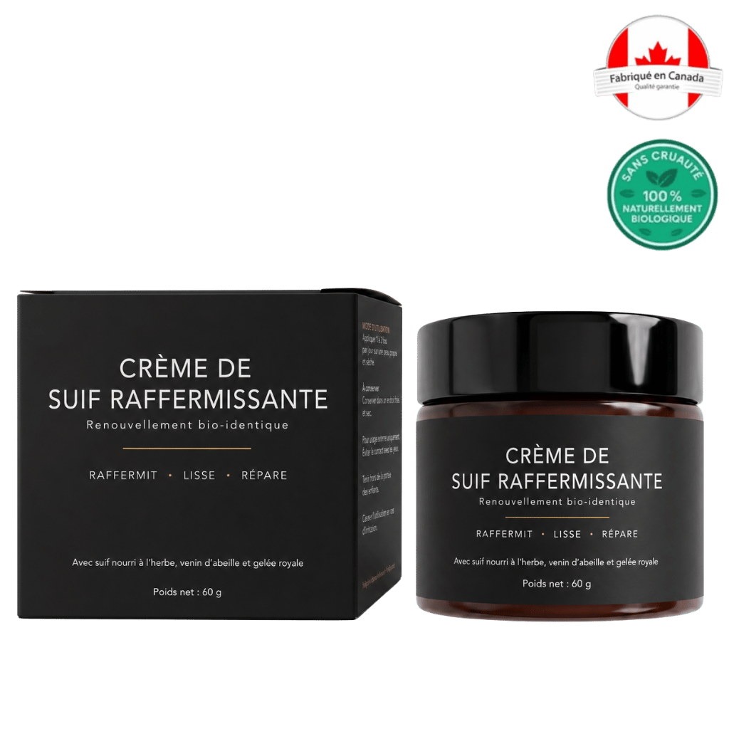 Crème raffermissante haut de gamme au suif