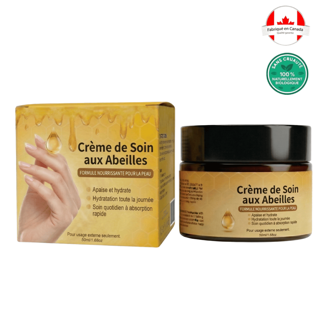 Crème de soin pour les abeilles - Crème hydratante avec formule nourrissante pour une peau douce et lisse.