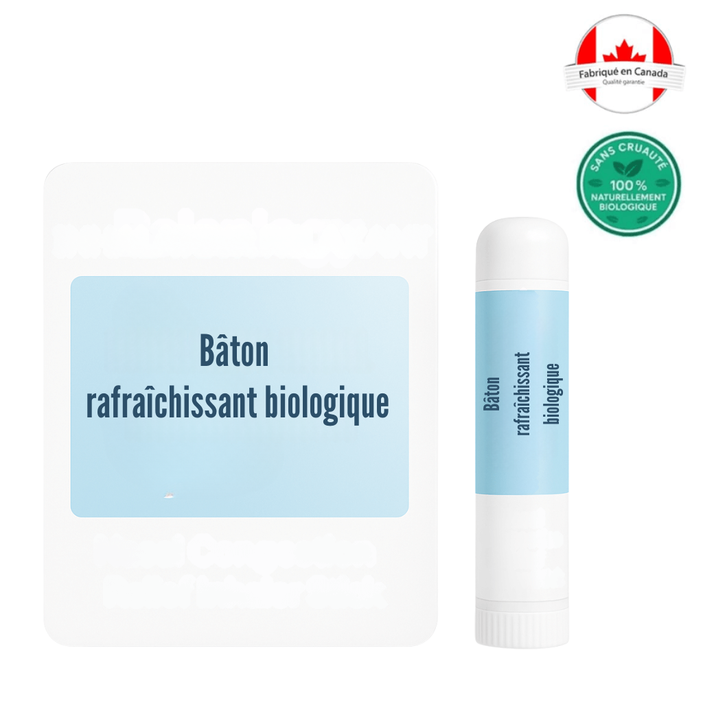 Bâton rafraîchissant biologique