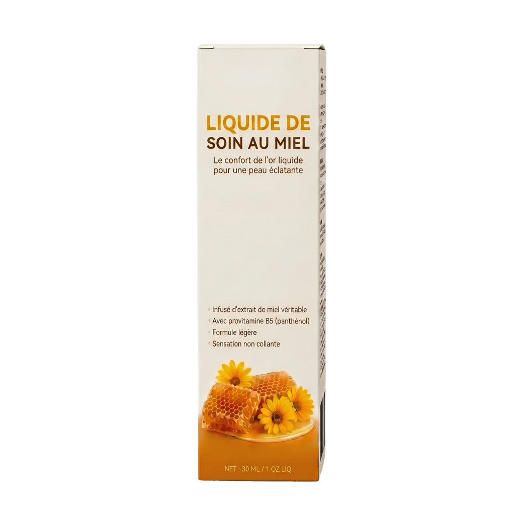 Liquide de soin au miel de qualité supérieure