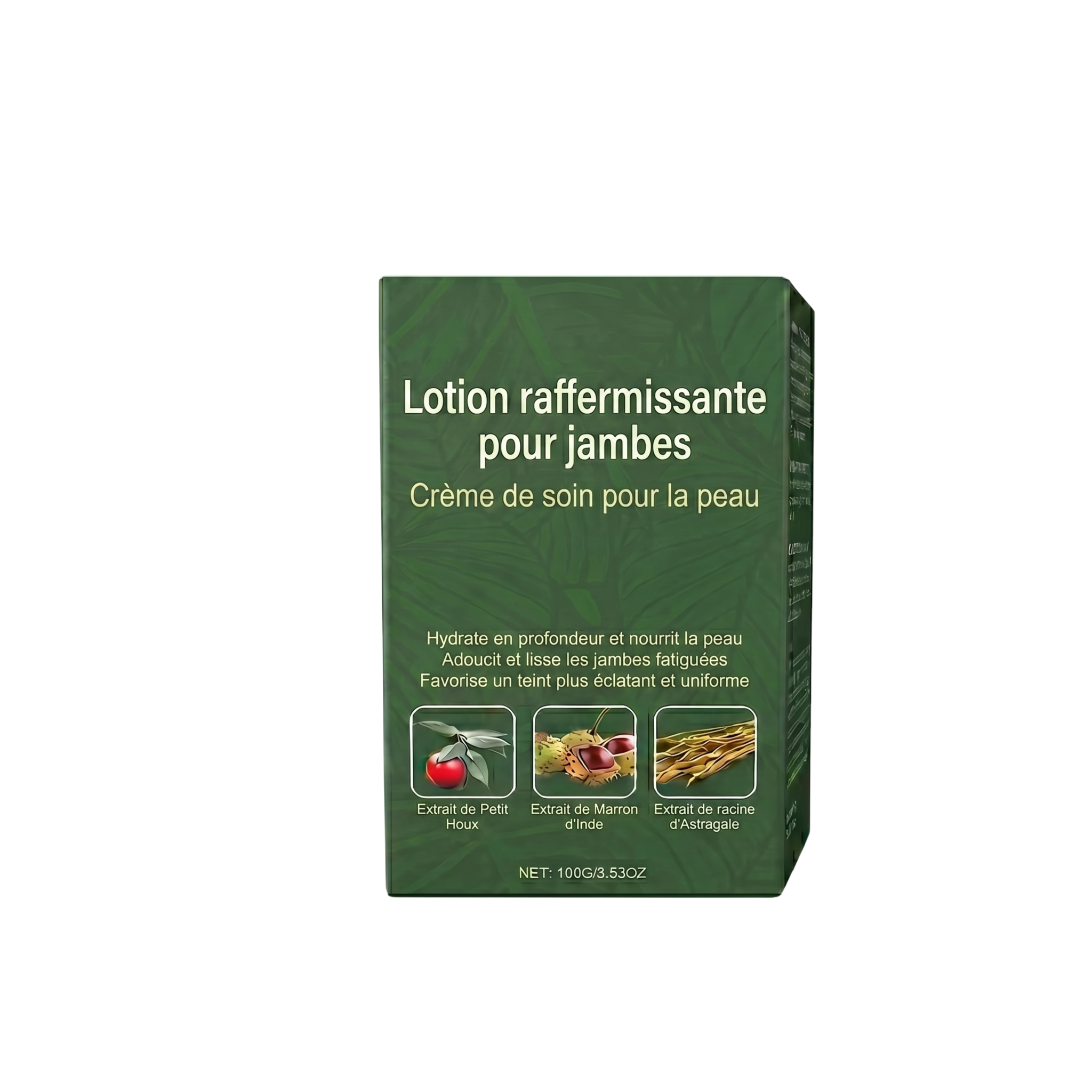 Lotion raffermissante pour jambes - Crème de soin pour la peau, hydratante et nourrissante.