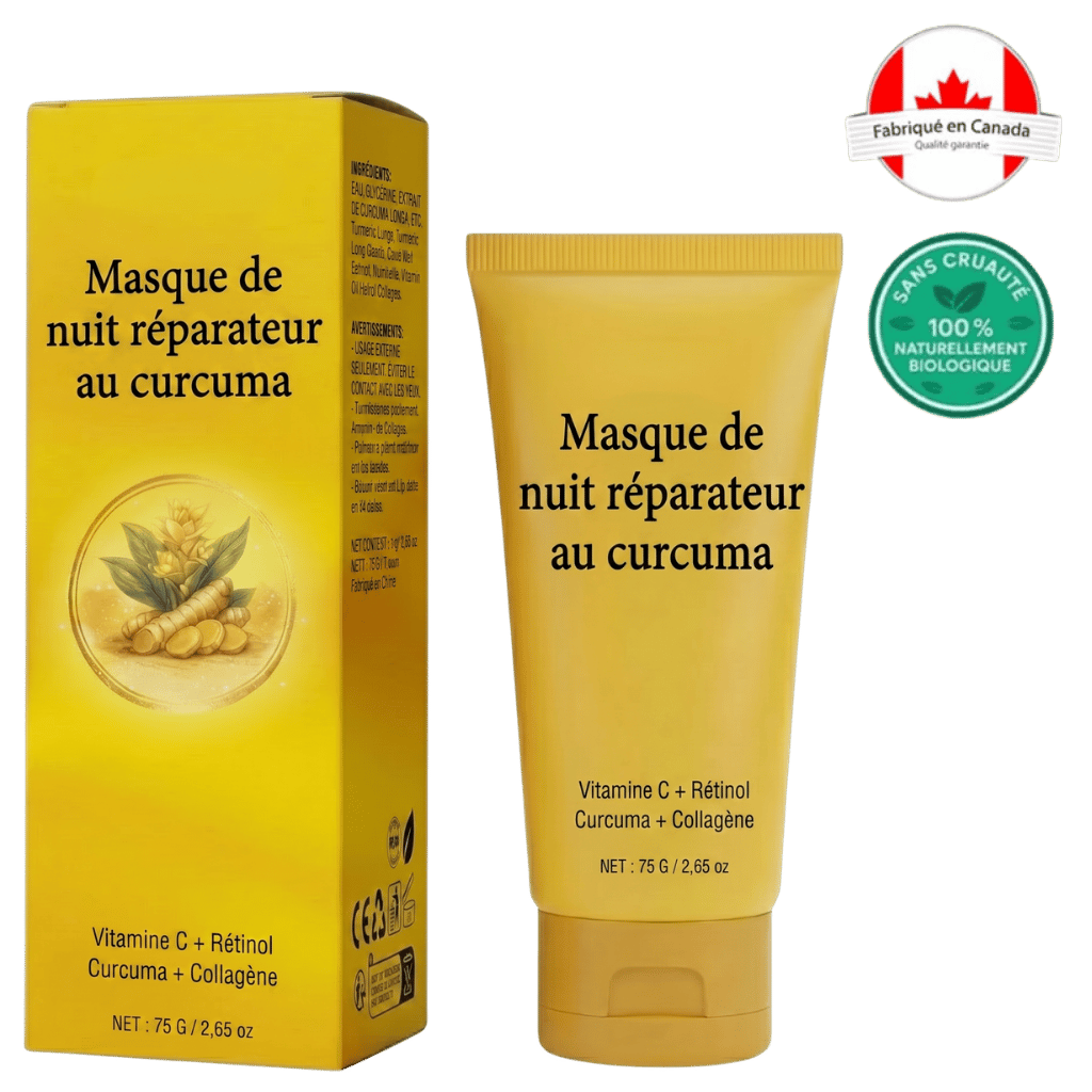 Crème-masque visage au curcuma Premium