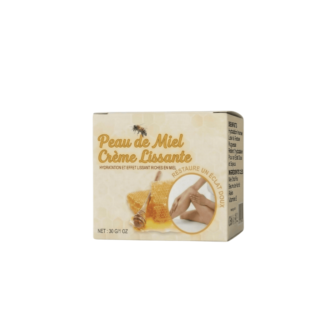 Crème adoucissante pour la peau au miel