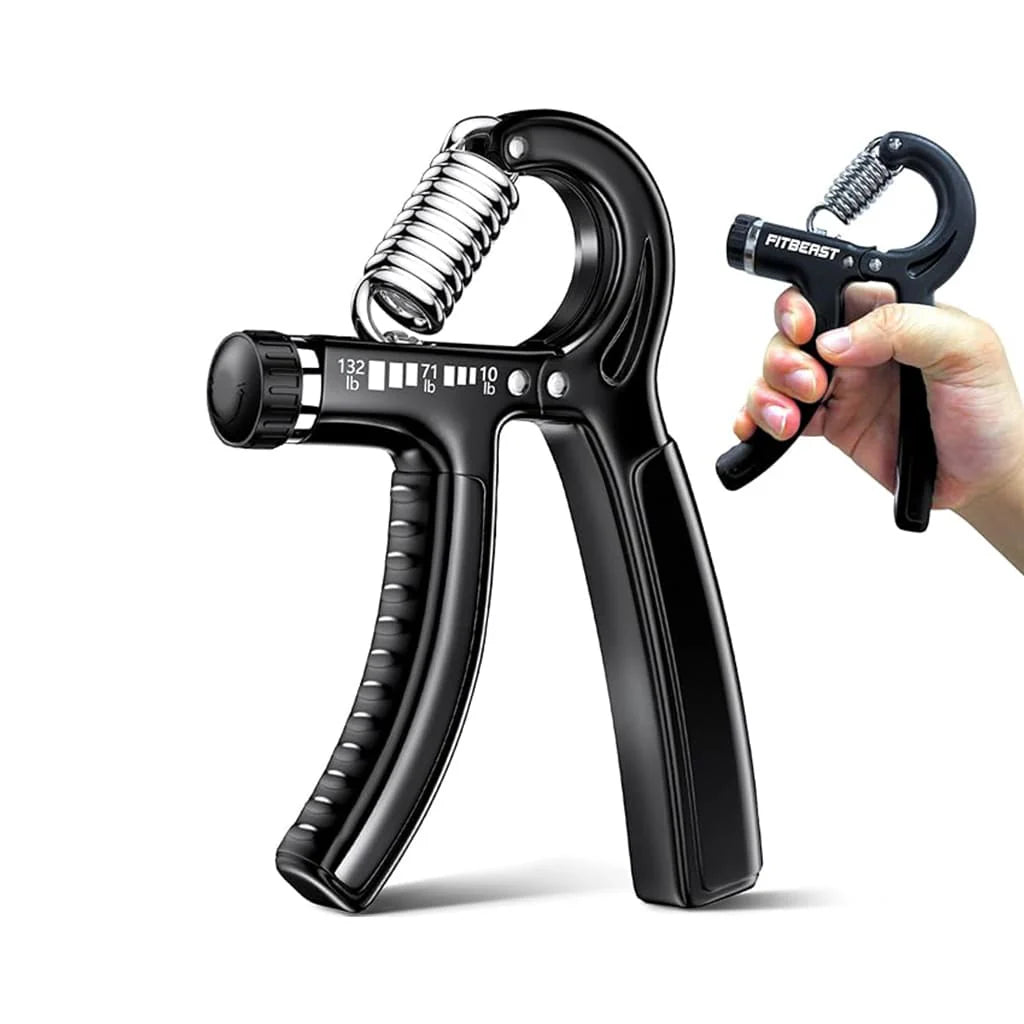 Éclat Bio GripFlex adjustable hand gripper for strength training and rehabilitation, designed for comfort and ease of use.