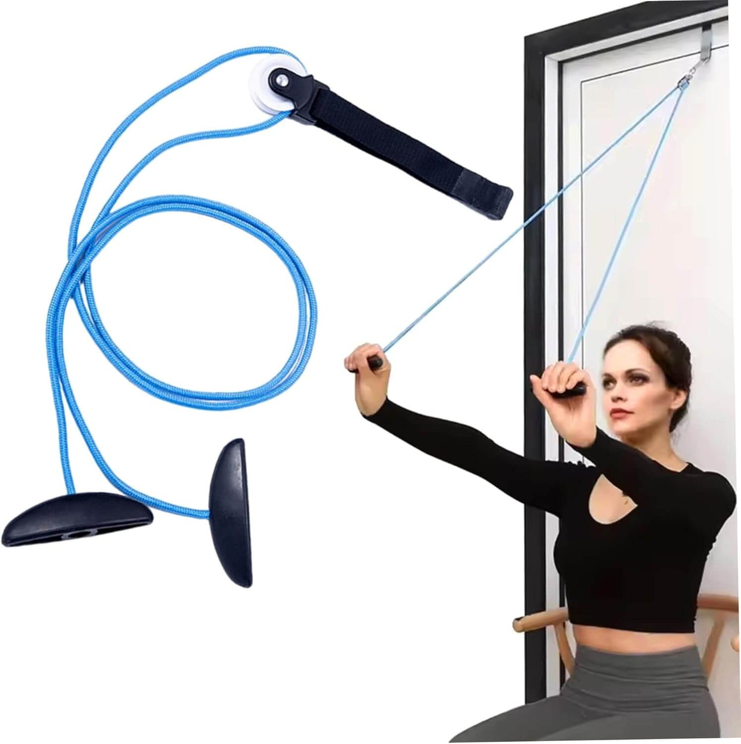 Éclat Bio PostureFlex, correcteur de posture ergonomique avec bandes de résistance ajustables.