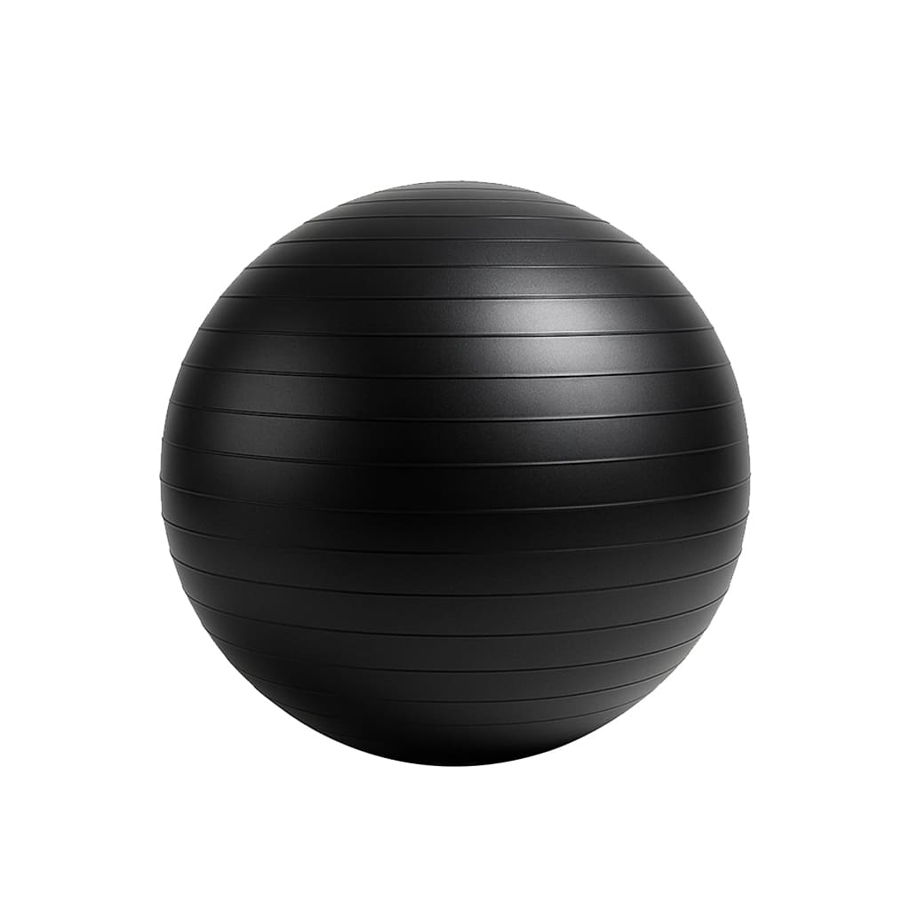 Éclat Bio PostureSphere black exercise ball for improved posture and balance in wellness routines.