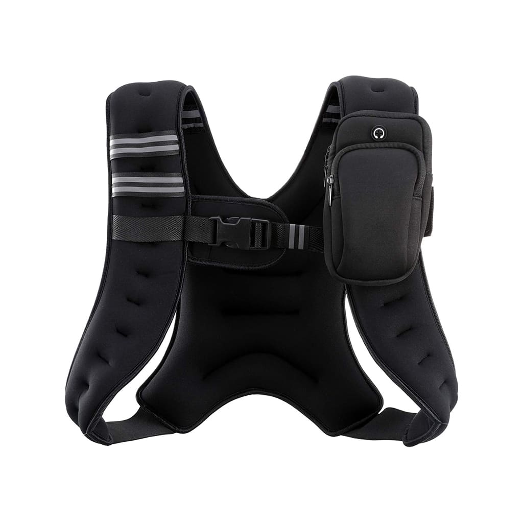 Éclat Bio VitalVeste gilet lesté ergonomique noir pour améliorer votre routine bien-être.