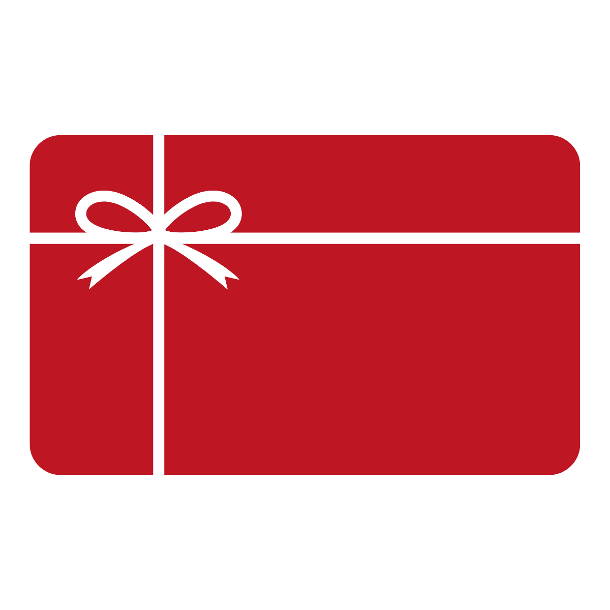 Carte cadeau rouge avec un nœud blanc pour Crédit Boutique Gratuit